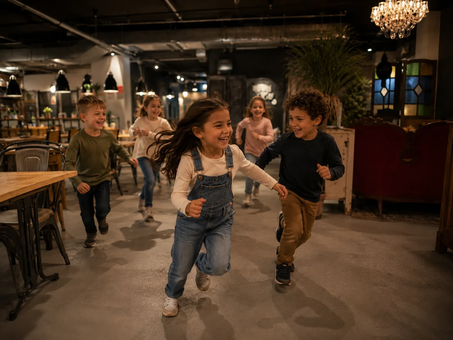 Kinder feiern einen Kindergeburtstag im Escape Room in Chemnitz